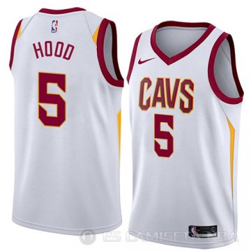 Camiseta Rodney Hood #5 Cleveland Cavaliers Association 2018 Blanco