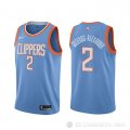 Camiseta Shai Gilgeous Alexander #2 Los Angeles Clippers Ciudad Azul