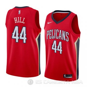 Camiseta Solomon Hill #44 New Orleans Pelicans Statement 2018 Rojo