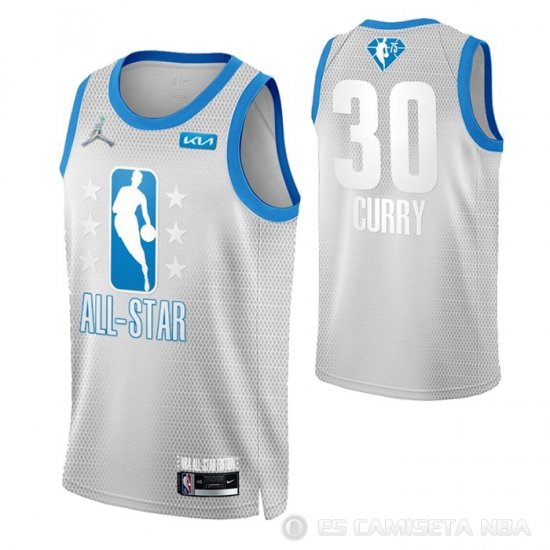 Camiseta Stephen Curry #30 All Star 2022 Golden State Warriors Gris - Haga un click en la imagen para cerrar