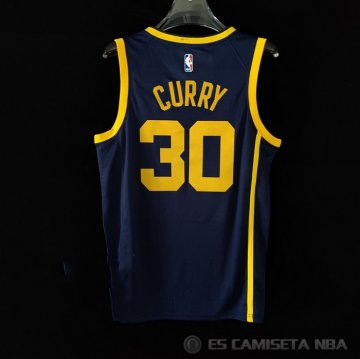 Camiseta Stephen Curry #30 Golden State Warriors Statement 2022-23 Azul