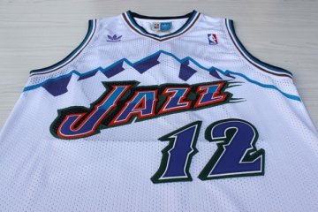 Camiseta Stockton #12 Utah Jazz Blanco
