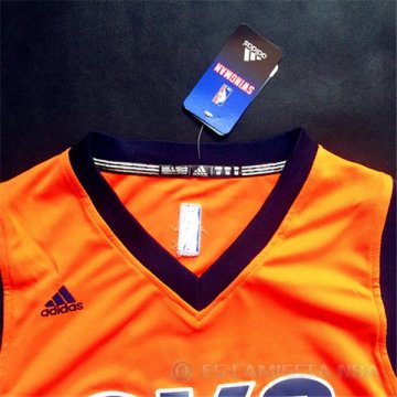 Camiseta Ibaka #9 Oklahoma City Thunder Naranja