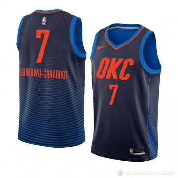 Camiseta Timothe Luwawu-Cabarrot #7 Oklahoma City Thunder Statement 2018 Azul