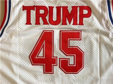 Camiseta Trump #45 USA 1992 Blanco