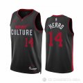 Camiseta Tyler Herro #14 Miami Heat Ciudad 2023-24 Negro
