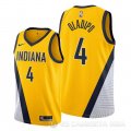 Camiseta Victor Oladipo #4 Indiana Pacers Statement Edition Amarillo