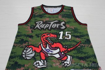 Camiseta Vince Carter #15 Toronto Raptors Verde
