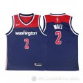 Camiseta Wall #2 Washington Wizards Autentico 2017-18 Azul