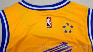 Camiseta Durant Warriors #35 Ciudad de Edicion Amarillo