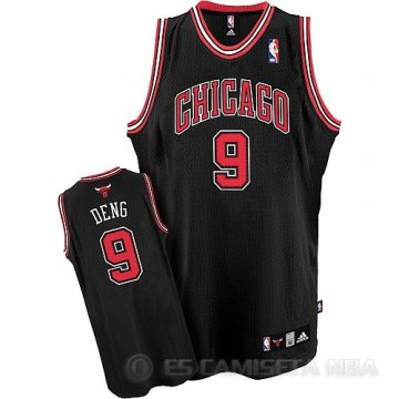 Camiseta alternativa Deng #9 Chicago Bulls Negro
