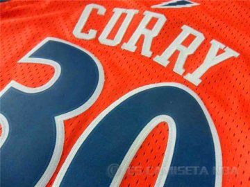 Camiseta retro Curry #30 Golden State Warriors Naranja