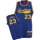 Camiseta retro James #23 Cleveland Cavaliers Azul Amarillo