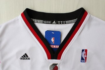 Camiseta retro Lillard #0 Portland Trail Blazers Blanco