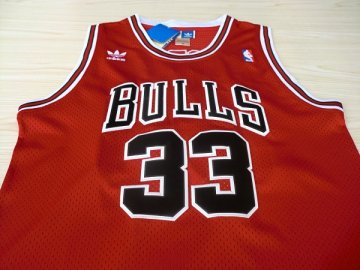 Camiseta retro Pippen #33 Chicago Bulls Rojo