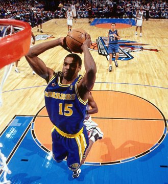 Camiseta retro Sprewell #15 Golden State Warriors Azul