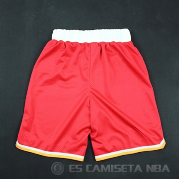 Pantalone Houston Rockets Hardwood Classics Rojo