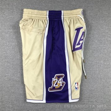 Pantalone Los Angeles Lakers Hall of Fame Just Don Oro