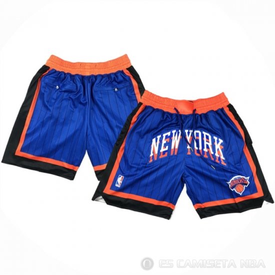 Pantalone New York Knicks Ciudad 2024 Just Don Azul - Haga un click en la imagen para cerrar