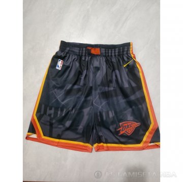 Pantalone Oklahoma City Thunder Ciudad 2023-24 Negro