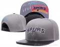 Sombrero San Antonio Spurs Gris Negro2