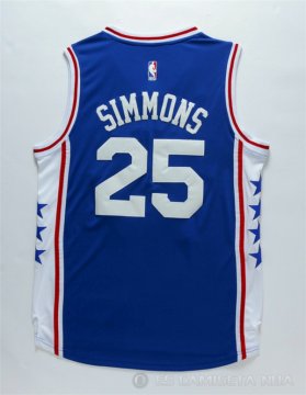 Camiseta 76ers #25 Simmons Azul