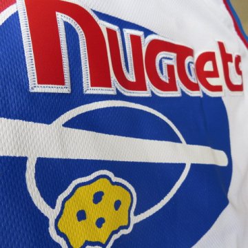 Camiseta Igudala #9 Nuggets ABA Blanco