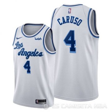 Camiseta Alex Caruso #4 Los Angeles Lakers Classic Edition 2019-20 Blanco