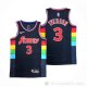 Camiseta Allen Iverson NO 3 Philadelphia 76ers Ciudad 2021-22 Azul