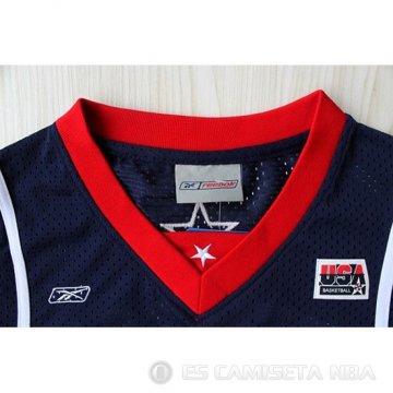 Camiseta Allen Iverson #4 USA 2004 Azul