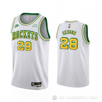 Camiseta Alperen Sengun #28 Houston Rockets Classic 2022-23 Blanco