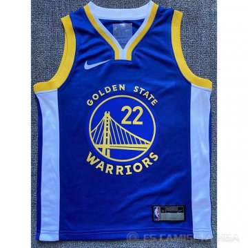 Camiseta Andrew Wiggins #22 Golden State Warriors Nino Icon Azul
