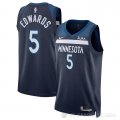 Camiseta Anthony Edwards #5 Minnesota Timberwolves Icon Azul