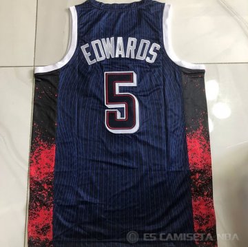 Camiseta Anthony Edwards #5 USA 2024 Juegos Olimpicos Azul