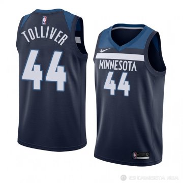 Camiseta Anthony Tolliver #44 Minnesota Timberwolves Icon 2018 Azul