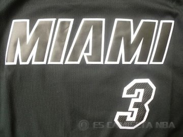 Camiseta Back to Wade #3 Miami Heat Negro