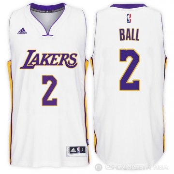 Camiseta Ball #2 Los Angeles Lakers Blanco