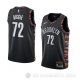 Camiseta Biggie #72 Brooklyn Nets Ciudad 2018-19 Negro