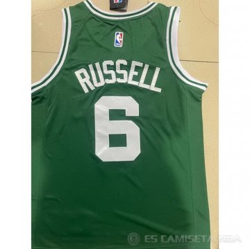 Camiseta Bill Russell #6 Boston Celtics Icon Verde