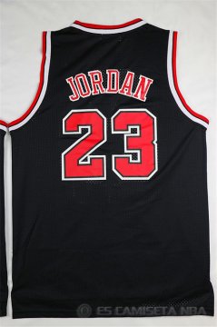 Camiseta Retro Jordan 97-98 #23 Chicago Bulls Negro