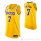 Camiseta Carmelo Anthony #7 Los Angeles Lakers Icon Autentico Amarillo