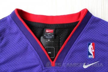 Camiseta Carter Negro #15 Toronto Raptors Purpura