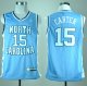 Camiseta Carter #15 North Carolina Tar Heels NCAA Azul