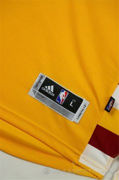 Camiseta James #23 Cleveland Cavaliers Amarillo