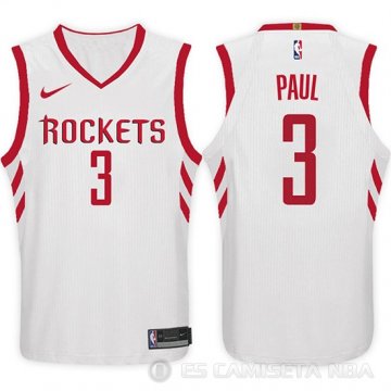 Camiseta Chris Paul #3 Houston Rockets 2017-18 Blanco