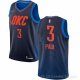 Camiseta Chris Paul NO 3 Oklahoma City Thunder Statement Azul