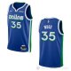 Camiseta Christian Wood #35 Dallas Mavericks Ciudad 2022-23 Azul