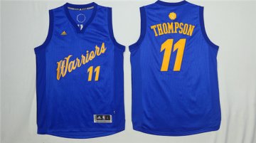 Camiseta Christmas Day Golden State Warriors Thompson #11 Azul 2016