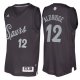 Camiseta Christmas Day San Antonio Spurs Aldridge #12 Negro 2016