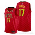 Camiseta Clint Capela #17 Atlanta Hawks Statement 2019-20 Rojo